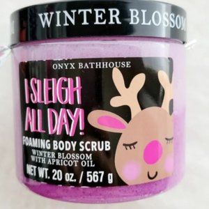 Onyx Bathhouse Winter Blossom Foaming Body Scrub
